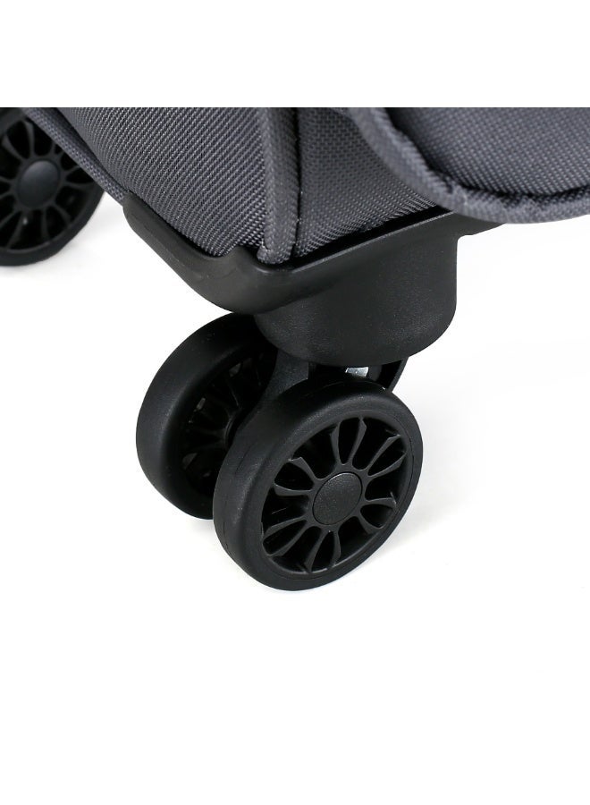 اتش تي طقم حقائب سفر من 3 قطع من إتش تي | حقائب سفر ناعمة | طقم حقائب سفر خفيفة الوزن قابلة للتوسيع بعجلات (33/55/82 لترًا، طقم سفر خفيف الوزن) (طقم من 3 قطع 20/24/28 بوصة) - Image 4